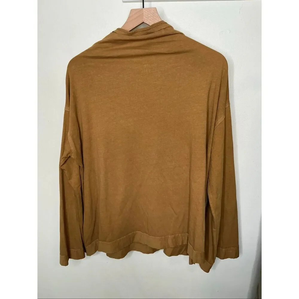 Free People We The Free Supernova Long Sleeve Tee| Mustard in Medium